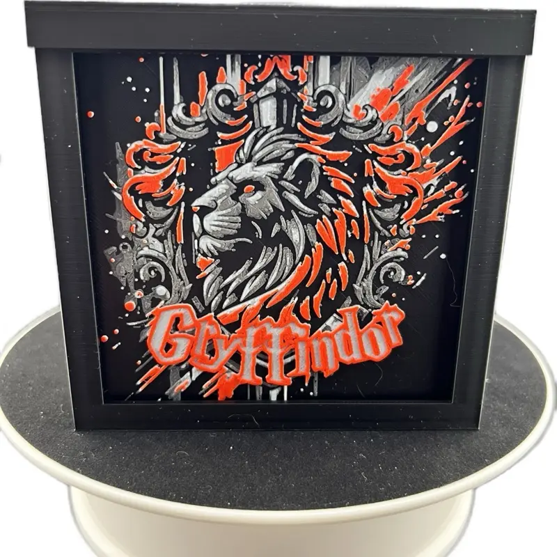 Wizard House Desk Organizer Harry Potter inspired Gryffindor/Slytherin/Ravenclaw/Hufflepuff Design with 3-Way Removable Divider for Versatile Organization