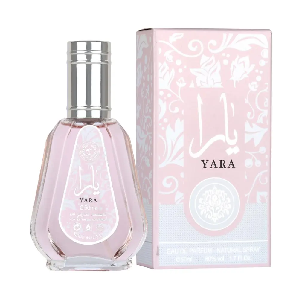 YARA EDP BY ARD AL ZAAFARAN 1.7 FL.OZ(50ML) NATURAL SPRAY FOR WOMEN Eau De Pafum Elegant Fragrance Parfum Oil Long Lasting Scent