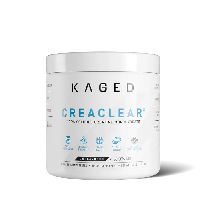 Kaged CreaClear Creatine Monohydrate | Ultra Soluble, No Grit