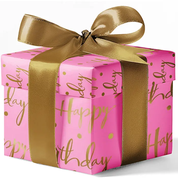 Happy Birthday Custom Wrapping Paper