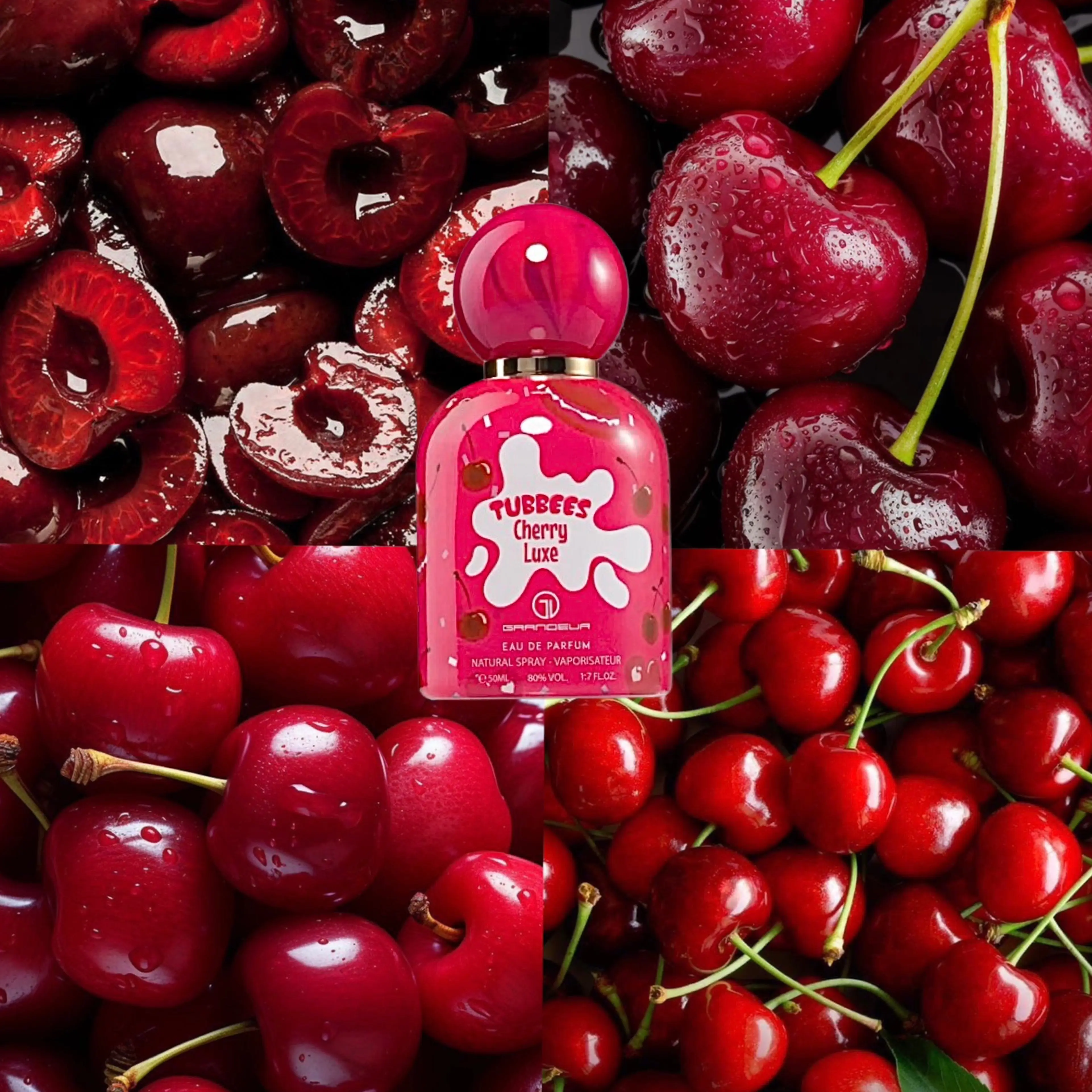 Tubbees Cherry Luxe 50ml 1.7FL.OZ Eau de Parfum Natural Spray