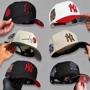 New Era MLB 59FIFTY Snapback Cap - NY Yankees/LA Dodgers Anniversary Patch, Unisex Classic Sport Streetwear Adjustable Collectible Sports Headwear