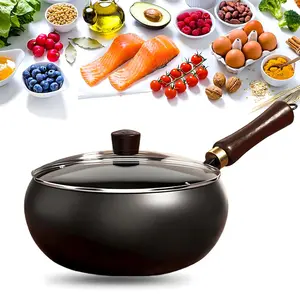 Uncoated Thick Cast Iron Frying Pan, Hand-Forged High-Purity Nonstick Iron Pan for Cooking, Japanese-Style Kitchen Cookware