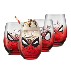 Marvel Spider-Man Spidey Sense Stemless Drinking Glasses Marvel Spider-Man Spidey Sense Stemless Drinking Glasses