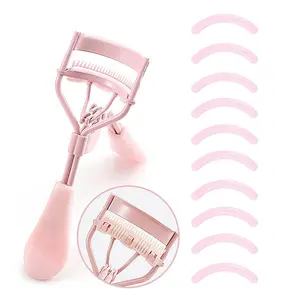 Eyelash Curler with Brush, Professional Eyelash Curler, Easy Using Eyelash Curling Tool, Makeup Tool for Women & Girls, Eyelash Curler Set