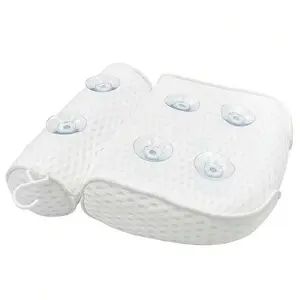 1pc Mesh Bathtub Pillow with Neck and Back Support, Spa Accessory for Bathtubs and Hot Tubs, Posture Correcting Bath Aid