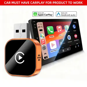 【YURNLV】2026 Upgraded CarPlay Wireless Adapter - Fast Connection & Hands-Free Calling | Fit for iPhone and Android Devices