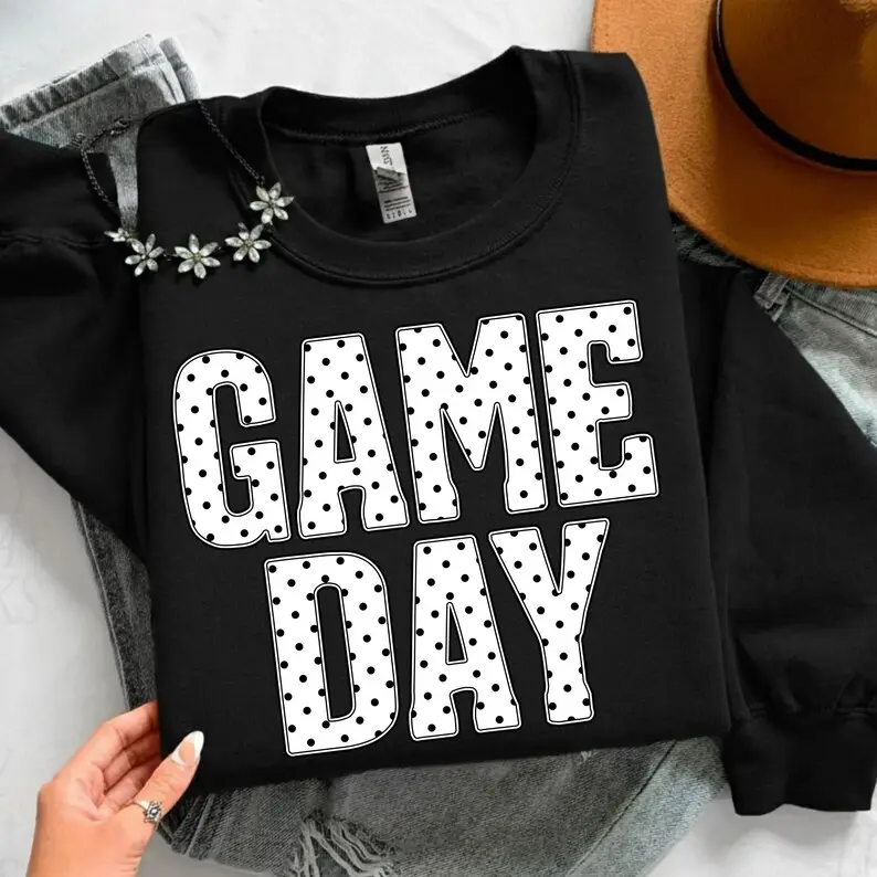 Game Day Sweatshirt, Football Baseball Game Day Shirt, Team Spirit Shirt