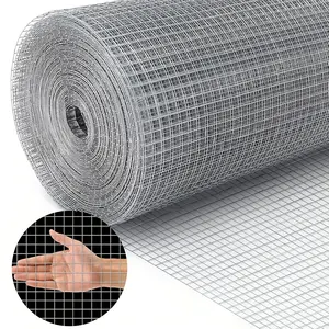 Heavy Duty Galvanized Wire Mesh Roll (15.75" x 118.1") Chicken Coop Fencing & Hardware Cloth | Rodent Gopher Control, Raised Garden Bed Guard, Outdoor Critter Exclusion Fence