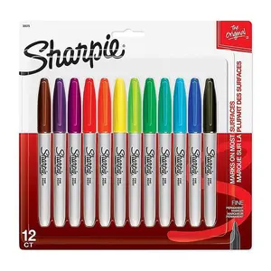 Sharpie Pen 30075 Marker Set Multicolor 12Ea