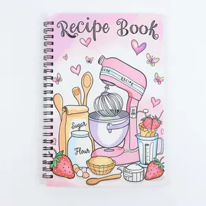 Blank Recipe Journal, Cute Baking Theme Notebook, Write Your Favorite Recipes and Kitchen Tips, Perfect for Cooking Enthusiasts
