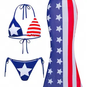 Red white and blue 3 piece set