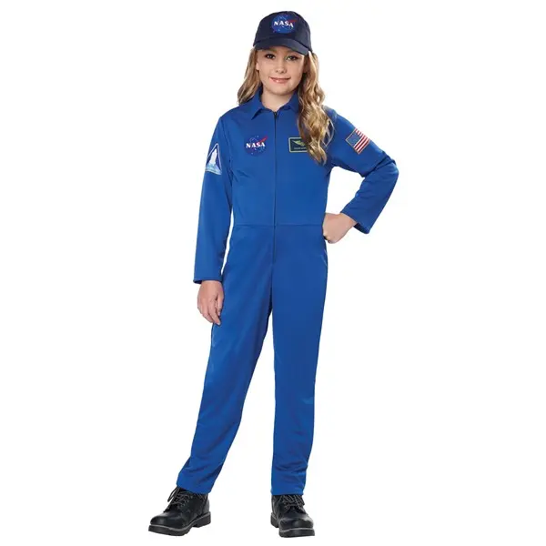 Kids Blue Jumpsuit Costume NASA