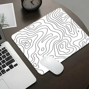 Abstract Lines Mouse Pad Square Mousepads 45x40 Large 22x18 Small non-slip rubber gaming mouse pad, smooth sliding surface, stylish aesthetic desk accessory for office, laptop and desktop, Desk Gadgets