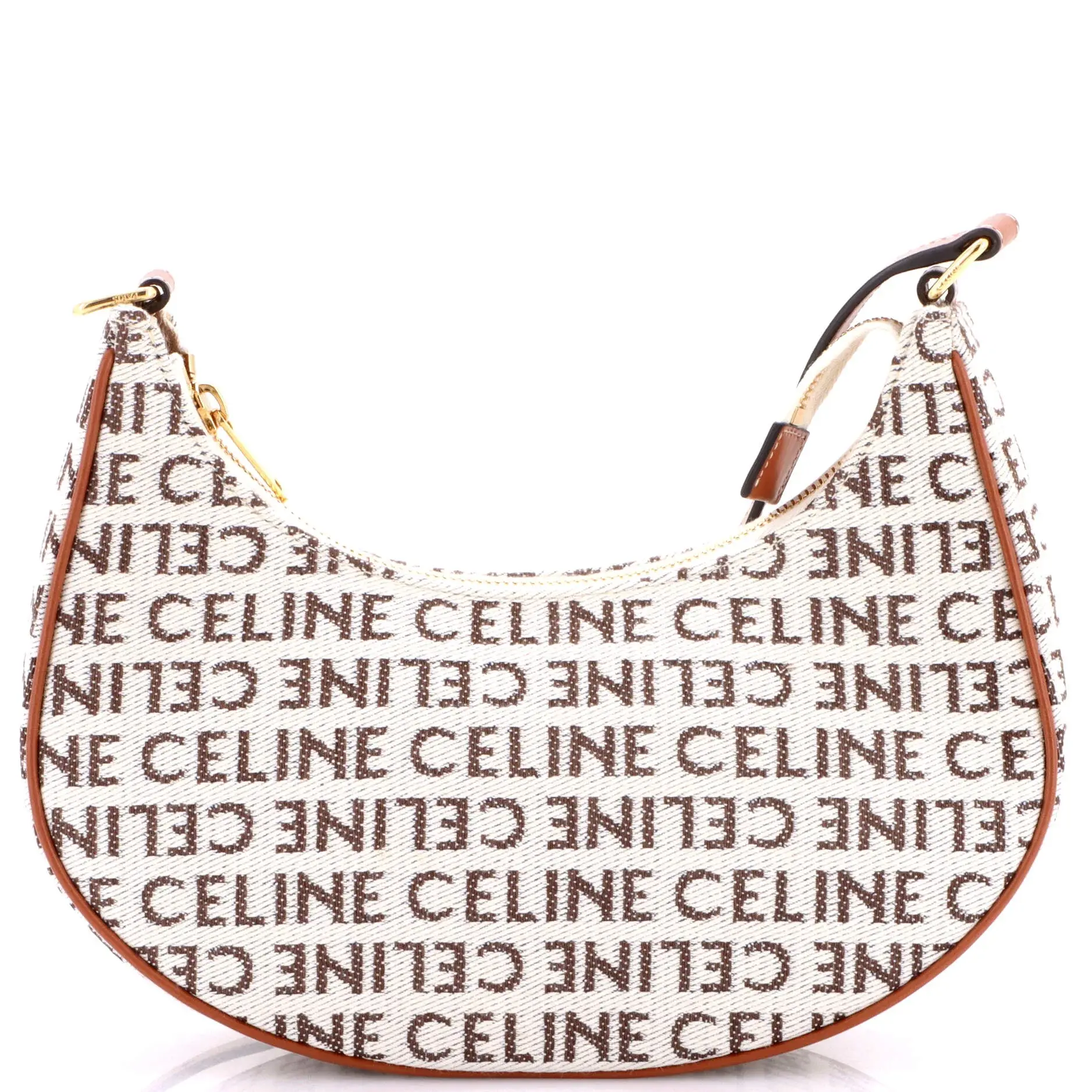 Pre-owned Celine Jacquard Shoulder Bags Ava Bag All Over Logo Small by Rebag