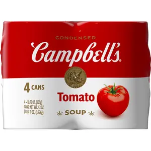 Campbell's Condensed Tomato Soup, 10.75 Ounce Can (Pack of 4)