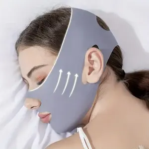 V Line Sculpting Firming Mask for Instant Facial Lift & Chin Reduction, Ultra-Thin Gentle Comfortable Chin Strap, Breathable Daily Home Use, Lightweight Design, Contour Enhancement