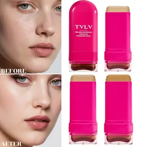 Concealer liquid foundation, Lightweight foundation, lasting concealer, moisturizing, easy to apply, not easy to take off makeup