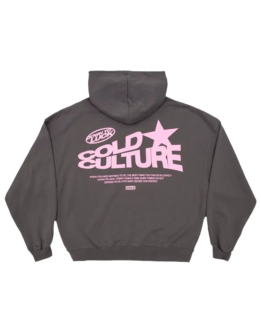Vintage Moletom Cold Culture 2-Sides Hoodie, Down To Luck Pink Hoodie, Vintage Hip Hop Hoodie, Rap Music Hoodie, Unisex Hoodie, Unisex Rapper Clothing, Gift for Men Women