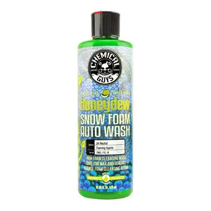 CHEMICAL GUYS Honeydew Snow Foam Car Wash Soap - Extra think foam, slick car shampoo, pH-neutral, car wash soap for automotive cleaning & care