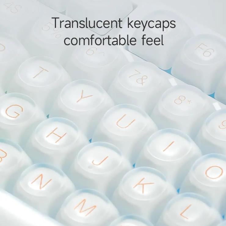 New IP98 Wired Keyboard Gradient PBT Keycaps Side-Engraved Backlit Letters Smart Knob Gasket Structure Waterproof RGB Lighting Durable Double-Shot Keycaps Anti-Oil Matte Texture Membrane Keyboard Office Silent, Great Birthday Gift