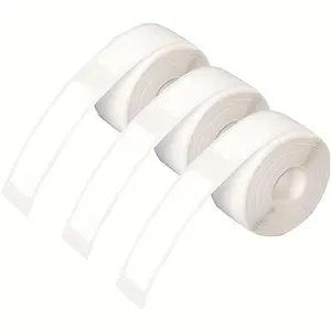 3 Rolls Thermal Label Tape, Direct Thermal Labels, Waterproof Labels for D30 Printer, 12x40mm Labels, 160 Labels Per Roll, High-Quality Printing