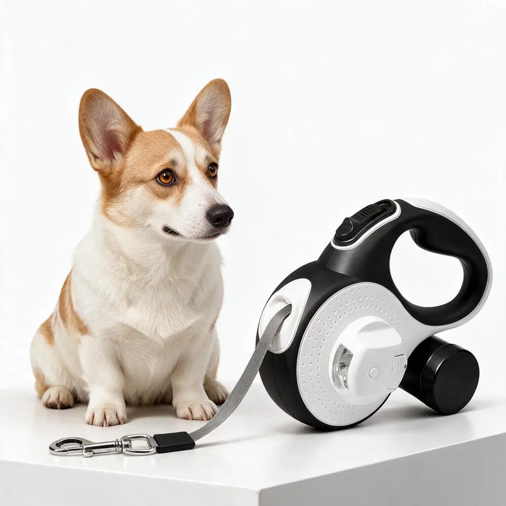 Retractable Dog Lead, Convenient Pet Supply for Safe, Easy Dog Walking