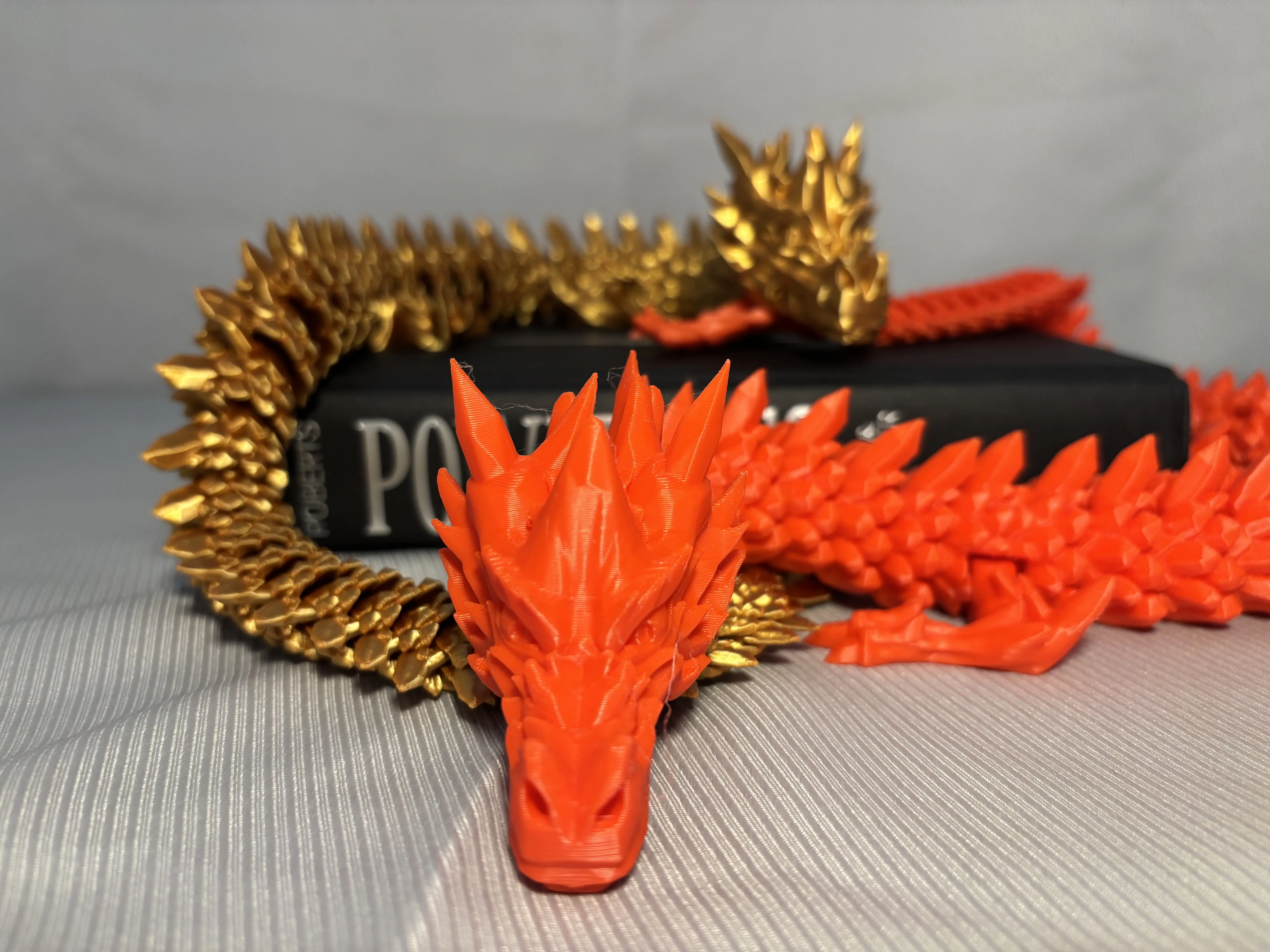 Large Articulated Dragon | 3D Printed (60 cm)