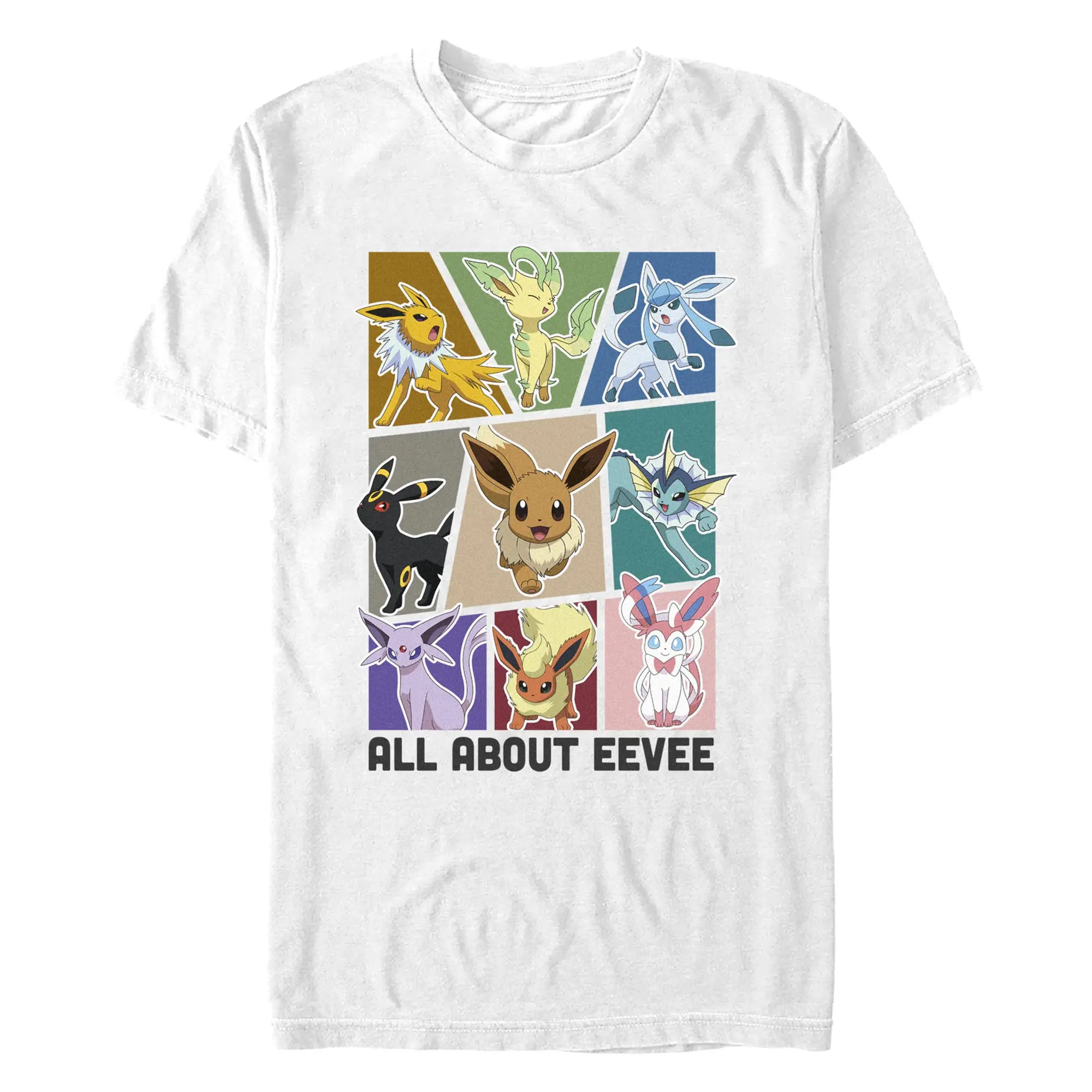 Men's Pokemon All About Eevee Eeveeloution T-Shirt