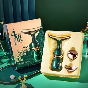 Universal Double Person Multi-Functional Workshop Body Massager Facial Neck Shoulder Eye Vibration Device for Comprehensive Skin Care Beauty Equipment Green foot massager knee massager device neck massager massager