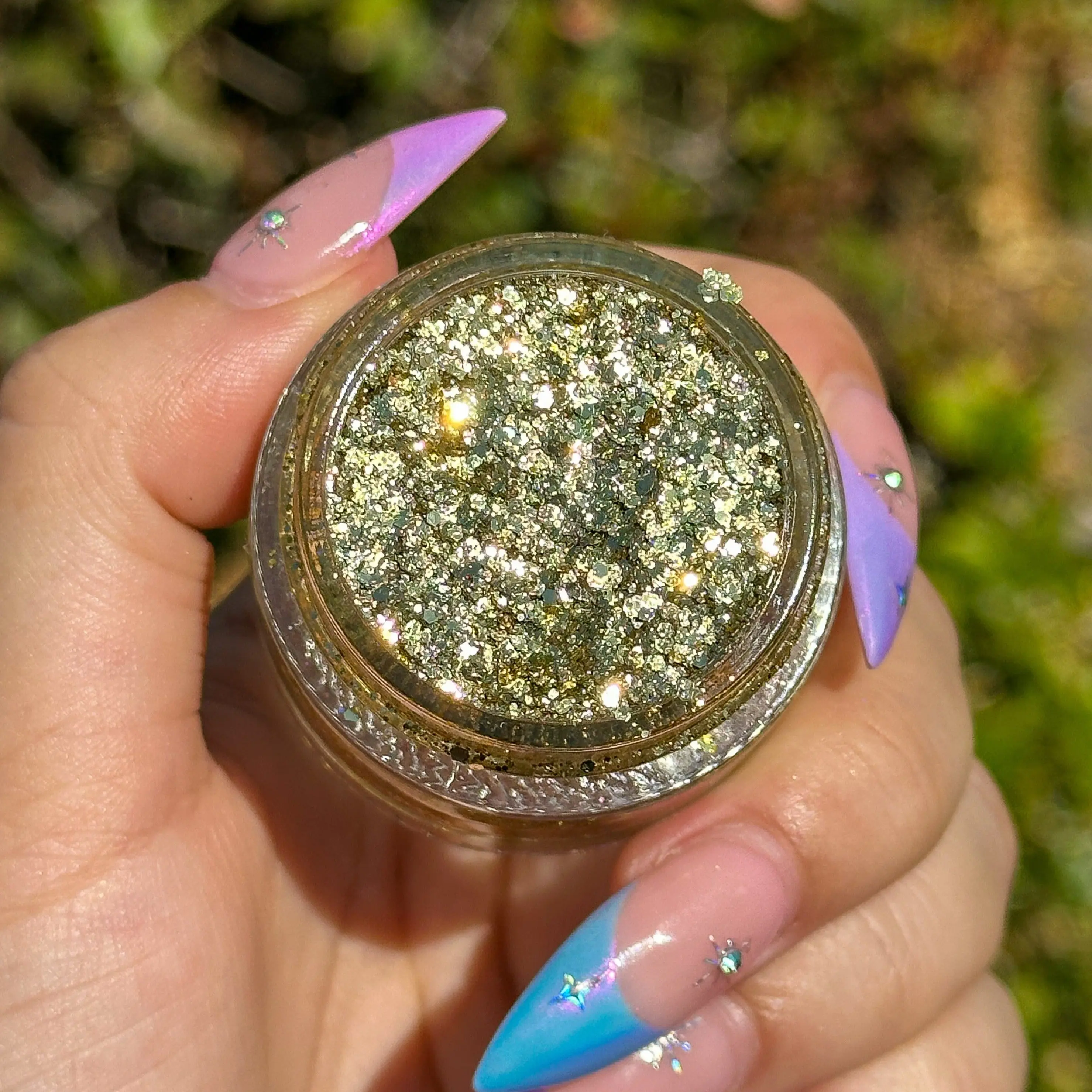 Golden Age Glitter Gel - Slayfire Cosmetics Metallic Gold Cosmetic Glitter