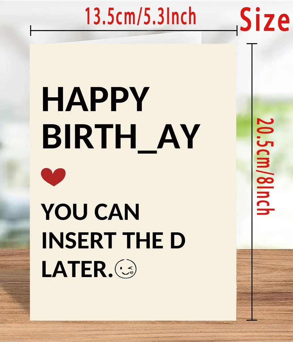 Funny Anniversary Card Gifts for Men, Happy Birthday & Anniversary Greeting Card for Him Husband Boyfriend, Valentines Day Gifts for Him