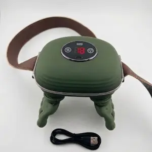 Cordless 4D Neck & Shoulder Massager with Heat, Portable Kneading Massage Device, Adjustable Intensity