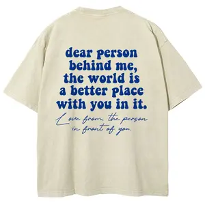 Dear People Behind Me Graphic Tees Men's t Shirts Graphic Tee t Shirts Funny Graphic Tee Good Graphic Tees Men's Graphic Tees Streetwear Outfits Men Vacation Outfits Oversized Tshirt Men