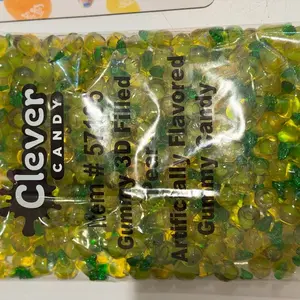 Candylicious 3D Filled Pear Gummies – Juicy Fruit Filled Candy 1 LB