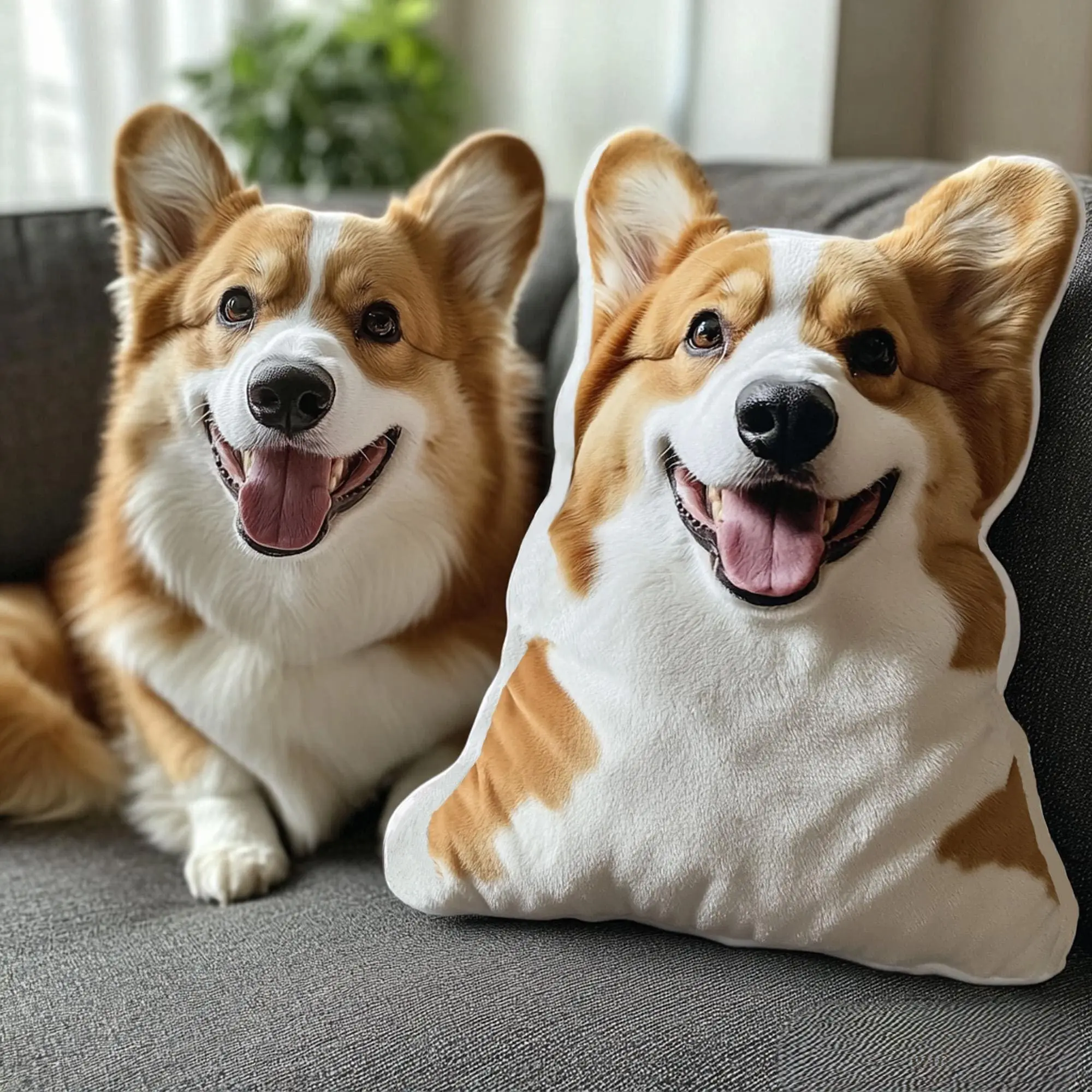 Personalized Pet Shaped Pillow, 3D Photo Pillow, Pet Lover Gift, Dog Pillow, Pet Portrait Pillow, Pet Memorial, Pet Gift, Dog Gift, Cat Gift