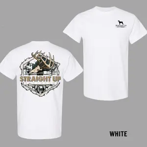 Unisex🦌 straight up southern bold deer antler soft breathable cotton short sleeve crew neck vintage washed graphic tee, relaxed fit oversized t-shirt, rustic southern graphic tee, funny graphic tee, trendy t-shirts, cotton graphic tees fits