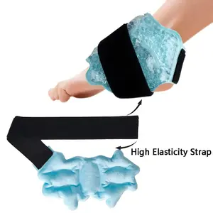 Adjustable Ankle/sport Ice Pack, Reusable Hot/cold Gel Pad, Microwave Heating/freezing, for Ankles, Knees, Arms, Feet, Legs