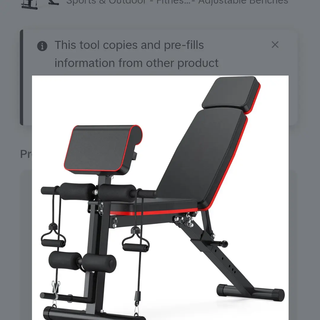 Bearbro 770 LB Adjustable Weight Benc...