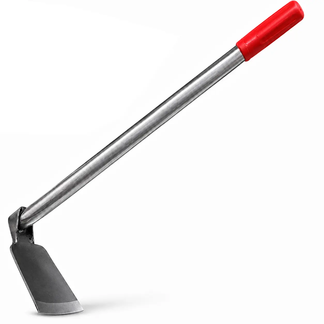 Vaseeka Manganese Steel Garden Hoe, Heavy Duty Long Handle Weeding Tool with Sharp Cutting Edge, Soil Loosening Cultivator for Backyard Garden, Flower Beds & Vegetable Gardens