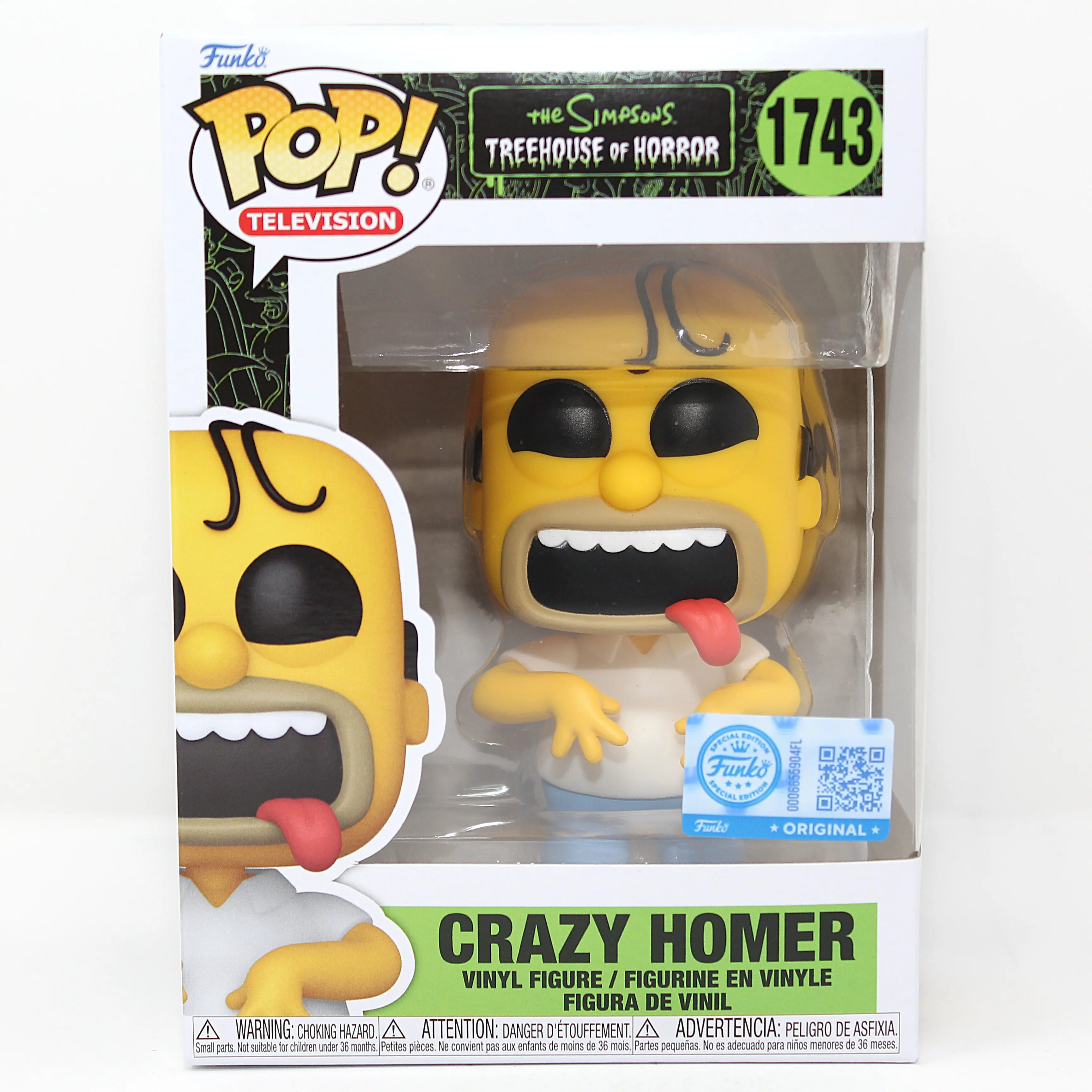 Funko Pop! The Simpsons Treehouse of Horror: Crazy Homer #1743 Specialty Series
