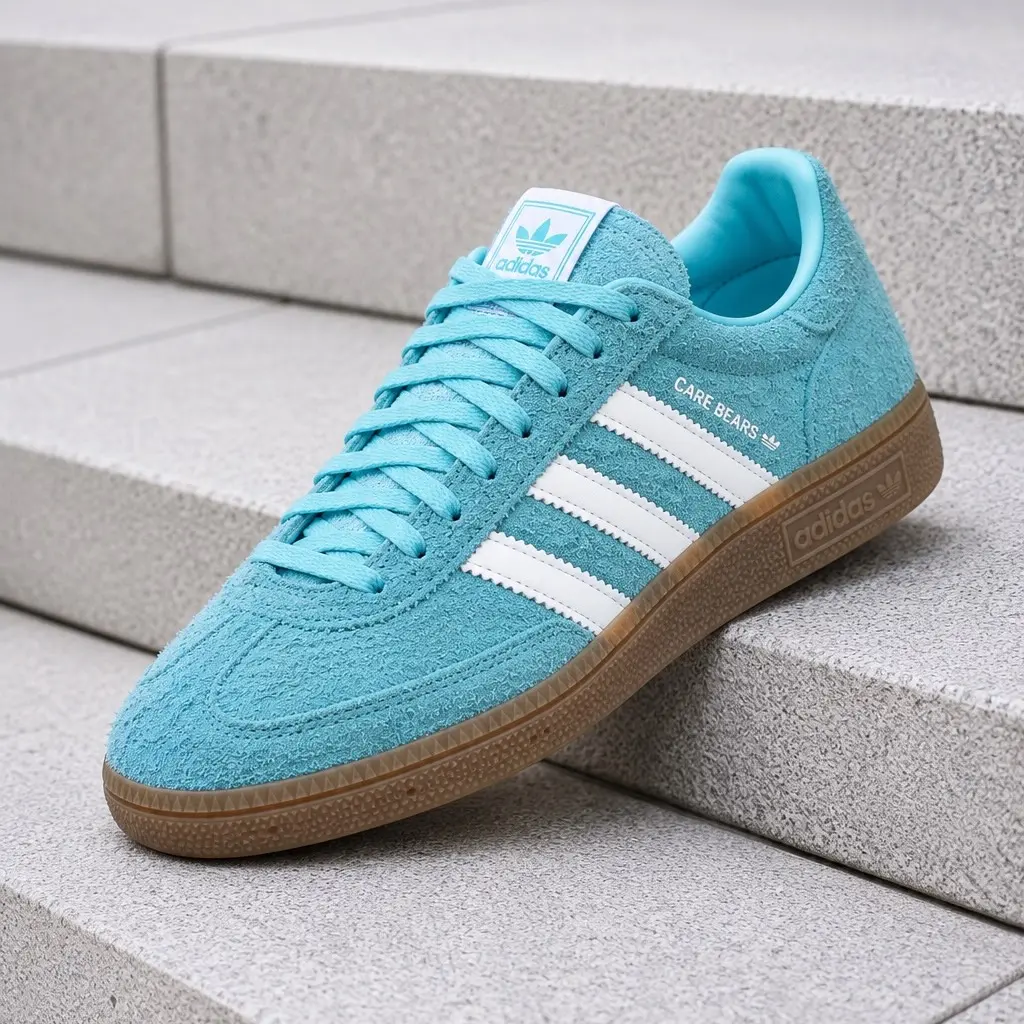 Adidas Handball Spezial Care Bears Bedtime Bear Women's Fashion Sneaker New