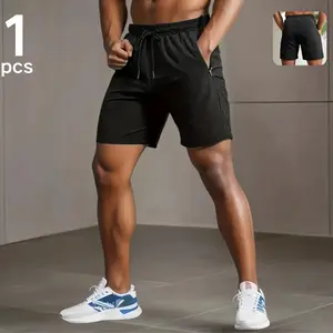 Athleisure Style Shorts with Secure Zipper Pockets - Ideal for Gym & Everyday Wear (Optional Set)
