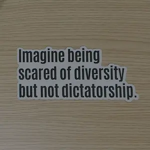 Imagine Being Scared of Diversity But Not Dictatorship *Magnet