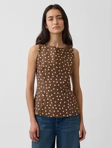 GAP Linen-Blend Boatneck Top