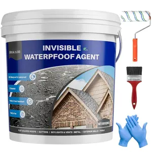 Transparent  Sealant,281oz Clear Transparent  Coating,Liquid Invisible Water Proof Agent for Roofs Walls,Garden,Bathroom,Kitchen Indoor & Outdoor Water Proof Sealant