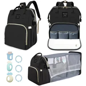 RsenFremior Diaper Bag with Changing Station,large Capacity Baby Diaper Bag Backpack for Mom Dad,3 Insulate Pocket& Breast Pump Diaper Bag ,Suitable for Girls, Boys, and Women