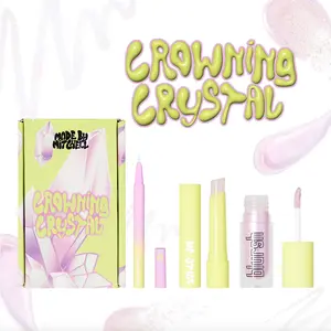 Drippin' in Crystals Crowning Crystal, Made by Mitchell Makeup Bundle, Cosmetic Makeup Set, Perfect Gift for Her, Unique Jewelry Accessory