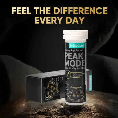 DrBioCare Daily Wellness Support – 7-in-1 Energy & Vitality Blend with Ashwagandha, Tongkat Ali & Shilajit