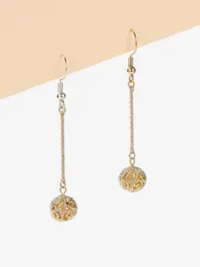 Women's Vessira Vintage Golden Coin Drop Earrings - Costume Fashion Accessories for Daily Wear